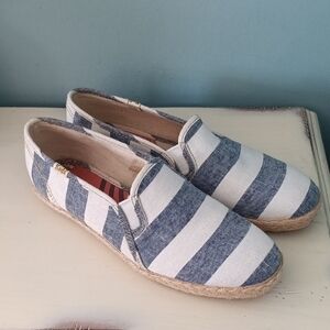 Keds Champion Slip On Brenton Stripe Jute Shoes ❤️